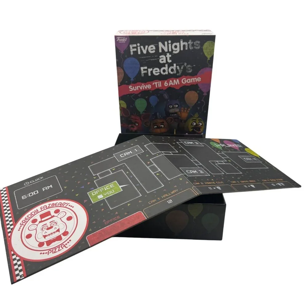 Five Nights At Freddys Survive Til 6 AM Board Game Funko Games Ages 13+